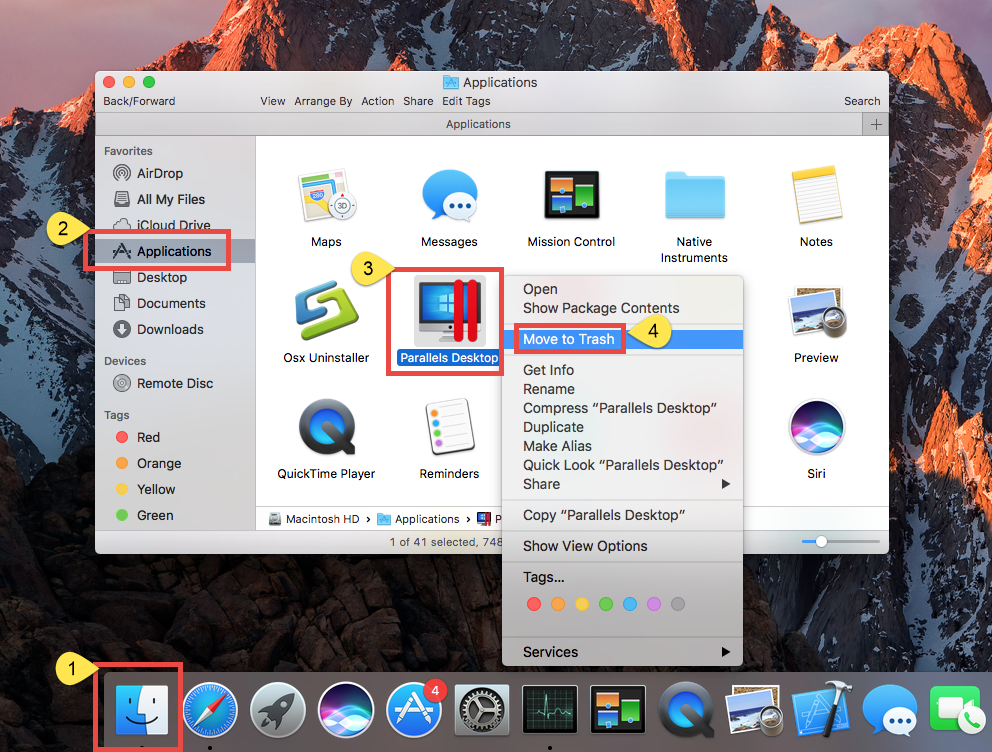 Installed Under Parallels Desktop For Mac